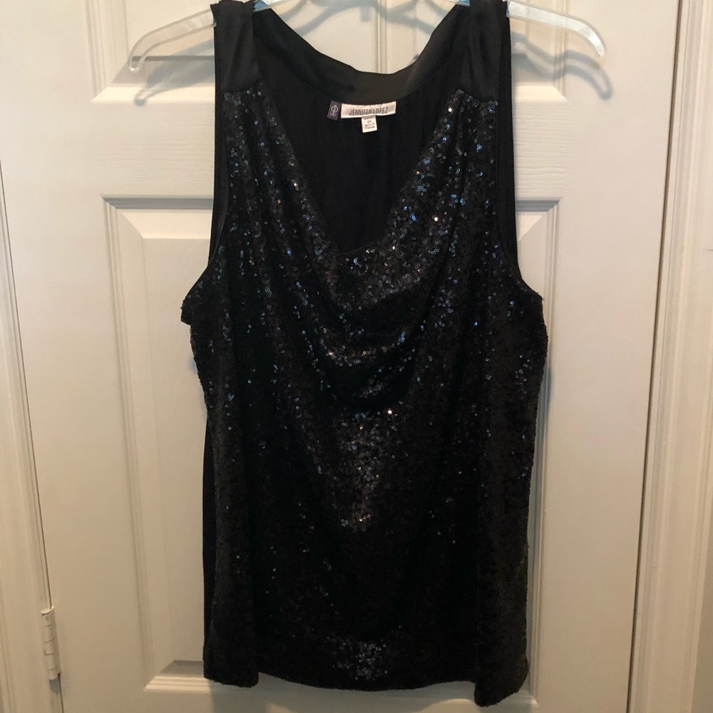 Sparkle sleeveless top, size 3x